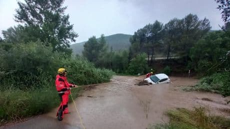 El temporal a su paso por Catalunya, en imágenes