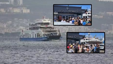 Marmara'da fırtına vurdu, tatilciler adalarda mahsur kaldı: Erdek İskelesi kilitlendi!
