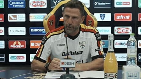 <p>Di Francesco: &quot;Lecce pronto a far male al Milan, bene Leao fuori. Stulic ha 90 minuti&quot;</p>