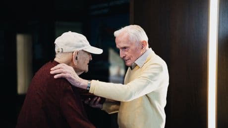 80 years later, a Holocaust survivor meets an American soldier who helped free him