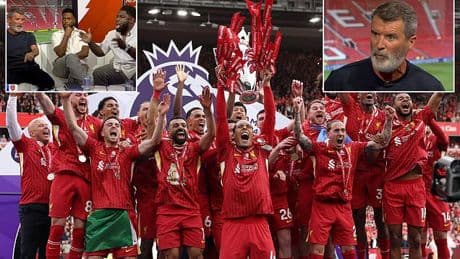 Sky Sports pundits split over Premier League title winner after predicting their top fives - as Roy Keane names key to Liverpool retaining their title