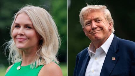 Trump Was Asked About His Press Secretary’s Performance. His Answer Took A Weird Turn.