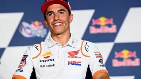 Marc Márquez corre en su jardín de Sachsenring