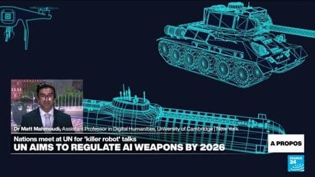 Autonomous weapons systems are fundamentally incompatible with international law, researcher says