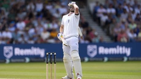 Harry Brook agonisingly short of century as England out just six behind India