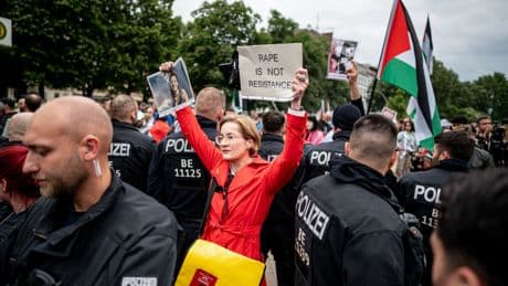 Gaza-Proteste | »Sie hat sich hier einen Strohmann aufgestellt«