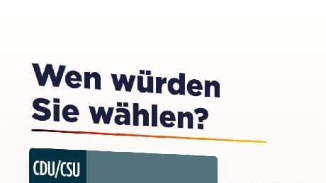 Sonntagsfrage - Hat Merz der Union geschadet?