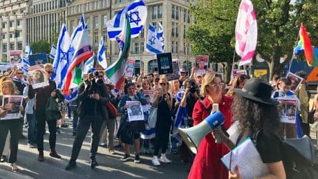 Nahost-Konflikt: Demonstranten fordern Freilassung israelischer Geiseln