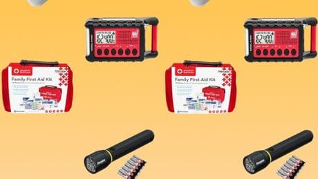 Americans are looking to stock up on gas masks, emergency meal kits, and power banks as anxiety builds