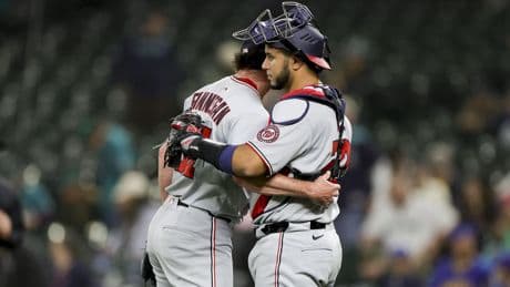 Nationals' Ruiz placed on IL a day after getting hit on the head with a foul ball