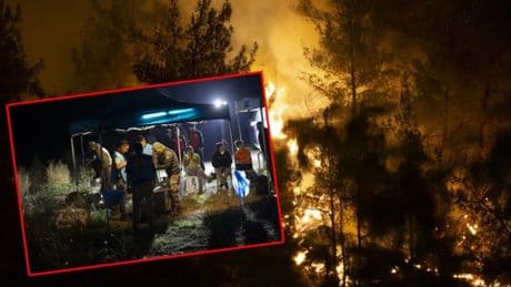 Orman yangınları nedeniyle 2 bin 619 kişi güvenli bölgelere alındı
