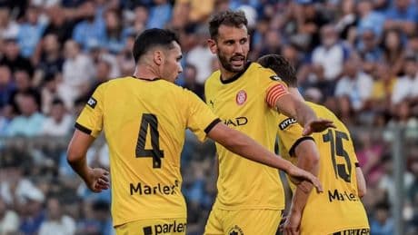 (3-2) El Girona cae ante el Nápoles en el último examen de pretemporada