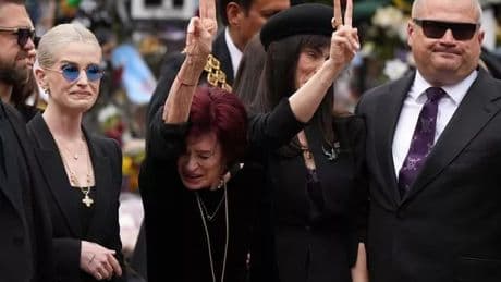 Ozzy Osbourne funeral hidden signs of remembrance at procession