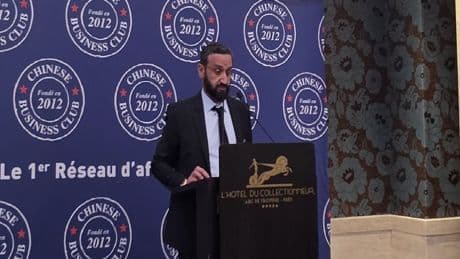 Hanouna fait le show au Chinese Business Club