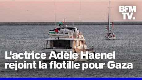 "Briser le blocus illégal": l'actrice Adèle Haenel va rejoindre la flottille humanitaire en route pour Gaza