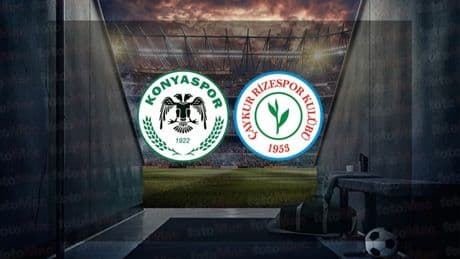 TÜMOSAN Konyaspor-Çaykur Rizespor maçı CANLI (Trendyol Süper Lig)