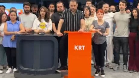 Grevdeki KRT emekçileri bayramlaşmaya çağırıyor