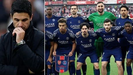 Arsenal are dealt PSG blow as star forward returns to training ahead of crucial Champions League semi-final second leg clash in Paris