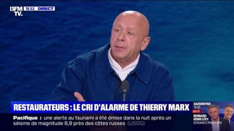 Restaurateurs en danger: "À quand une loi sur le fait-maison, qui protégera les restaurants et l'artisanat des métiers de bouche", indique Thierry Marx