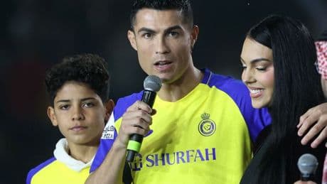 Cristiano Ronaldo celebrates son's first international call-up with four-word message