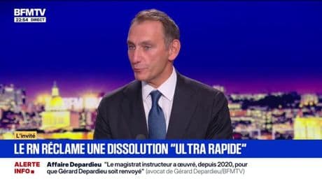 Vote de confiance du 8 septembre: "Monsieur Bayrou est en stage de survie", lance Laurent Jacobelli, député RN de Moselle