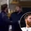 NFL star stuns parish as he furiously interrogates church leader over priest's porn accusations