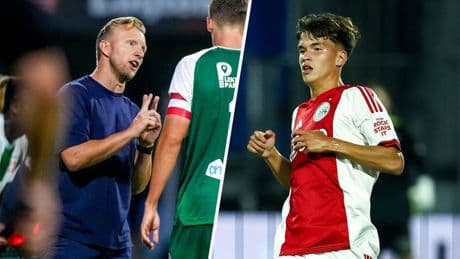 Kuijt wint eerste duel met Dordrecht, Van der Vaart debuteert in profvoetbal