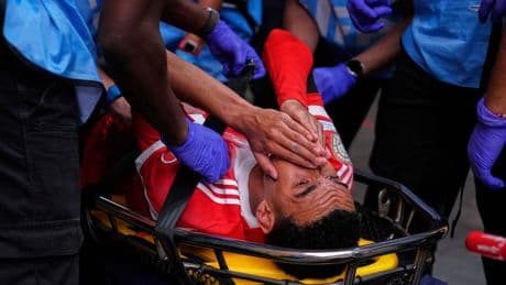 Parte médico de Jamal Musiala: rotura de peroné y ligamentos dislocados