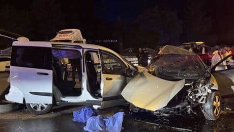Gaziantep'te kaza: 5 ölü, 2 yaralı