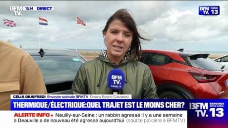 Durée, prix, émissions… comparatif d'un aller simple entre Paris et les plages du Débarquement en voiture thermique et électrique