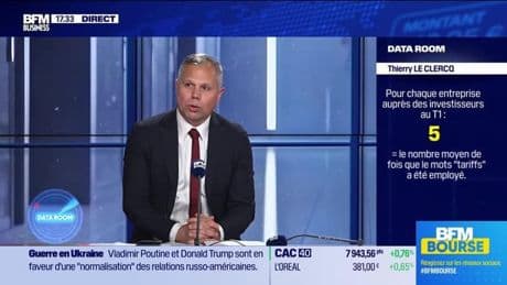 La Data Room : 5x = Le nombre moyen de fois que le mots « tariffs » a été employé pour commenter les résultats du 1er trimestre - 20/05