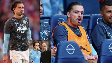 Jack Grealish 'dropped from Man City's squad for Fulham clash ahead of talks over his future' - after he was the last to leave Kevin De Bruyne's farewell party
