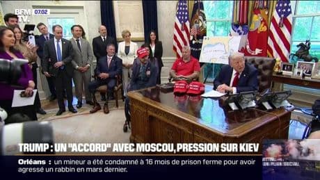 Donald Trump annonce un "accord" avec Moscou alors qu'une frappe russe a touché Kiev