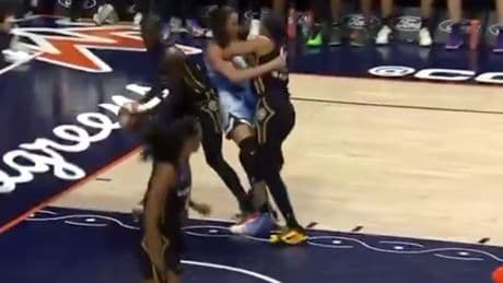 Three WNBA players ejected after fiery Sun-Sky scrap