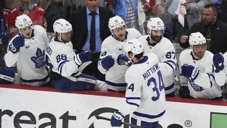 Matthews, Marner push Maple Leafs to victory
