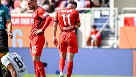 Früher Platzverweis für Heidenheims Zivzivadze – Brutales Foul an Dortmunds Nmecha