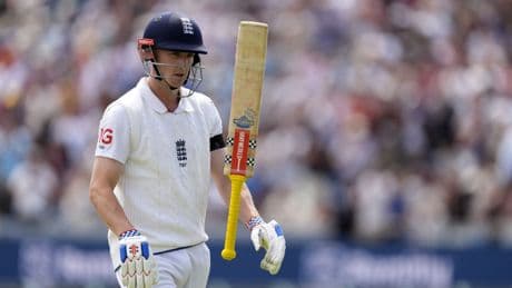 Harry Brook one shy of century as England clash with India hangs in the balance