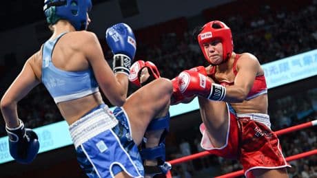 World Games: kickboksgoud Valence Bickel opkikker TeamNL