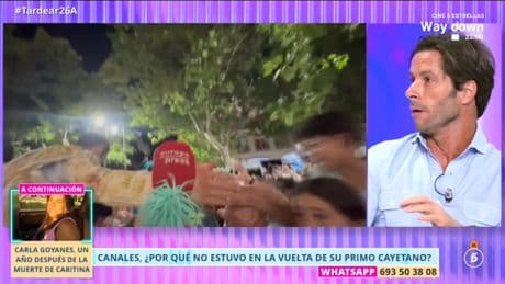 Canales Rivera explica por qué no acudió a la vuelta al ruedo de Cayetano: "Tengo mis compromisos..."