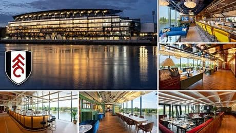 Inside Fulham's revamped £100m Riverside Stand dubbed 'the best in the world': Seven floors, two Michelin-star restaurants, with a hotel, cinema, and swimming pool on the way... all yours if you can afford £20k-per-season price!