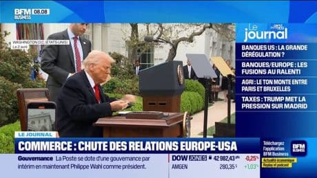Commerce : chute des relations Europe-USA