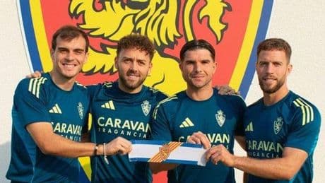 Guti y Calero se incorporan a la capitanía del Real Zaragoza