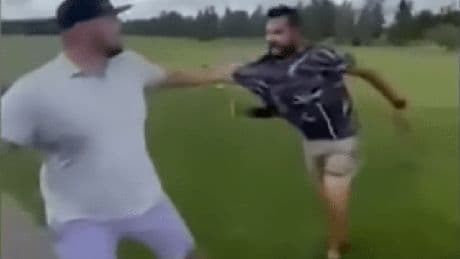 Hockey team linked to ex-NHL brawler Nick Tarnasky investigating viral golf course fight