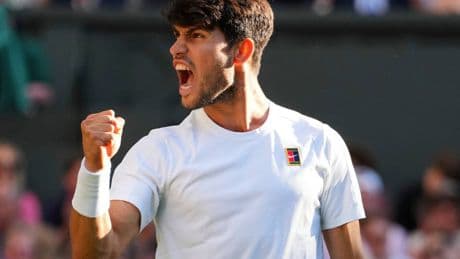Alcaraz - Fritz: cuándo es, horario y dónde ver en TV en directo las semifinales de Wimbledon