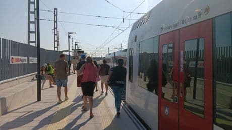 La zona cero de la dana recupera el metro ocho meses después
