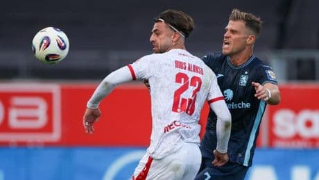 Fußball: Niederlechner rettet Löwen Punkt beim Drittliga-Start