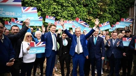 Farage flies in for Hamilton, Larkhall & Stonehouse by-election visit ahead of polling day