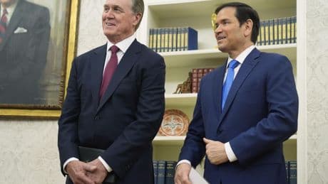 New U.S. ambassador, former senator and business executive David Perdue, arrives in China