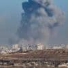 Israel escalates bombardment as defence minister says 'Gaza is burning'