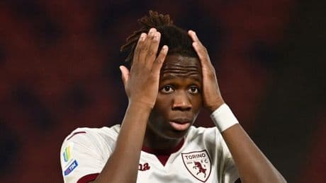 Torino, Njie si ferma di nuovo: almeno due settimane di stop